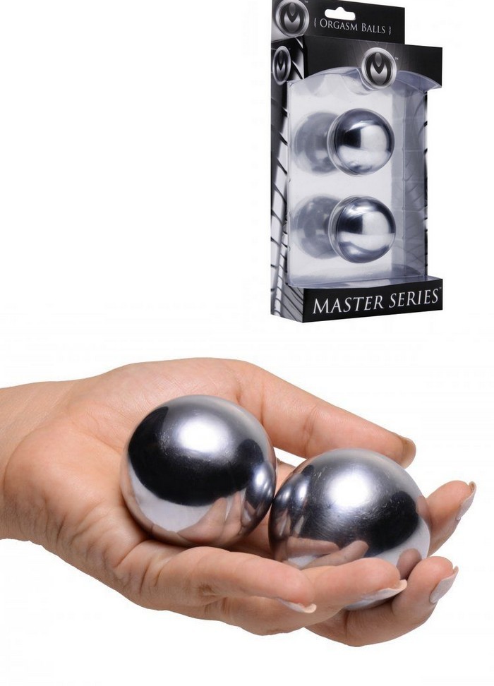 Boules Kegel Inox Titanica Extreme Steel Orgasm Balls diametre 5cm
