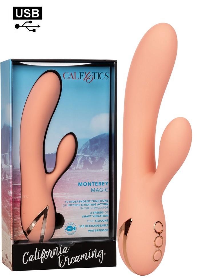 Vibromasseur Rabbit Rechargeable Vibrant Clitoris & PointG Monterey Magi Chair
