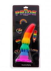 Gode ventouse Pride Naughty Boytoy Rainbow L18.50 cm boite