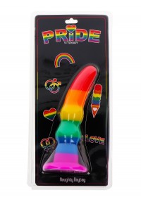 Gode ventouse Pride Naughty Boytoy Rainbow L18.50 cm boite
