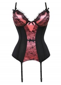 Sophie Libertine lingerie sexy pas cher pour femme guêpière avec porte jarretelle