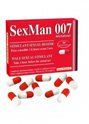 Aphrodisiaque homme Sex Man 007 - 10 gélules