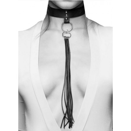 Collier Maze Tassel Chocker Black Bijoux indiscrets