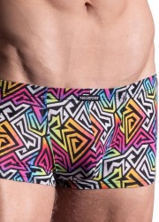 ManStore M2183 Boxer homme MicroPants Horizon multicolor gros plan