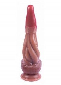 Gode ventouse sextoy fantaisie sexe de Dragon avec une petite pointe sur le bout