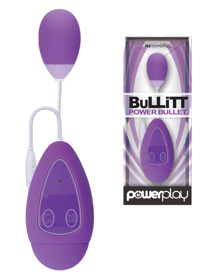 Promo Oeuf vibrant télécommande filaire BuLLiTT - Single violet