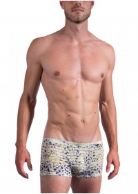 OlafBenz Red2266 Boxer homme MiniPants Stone/Green face