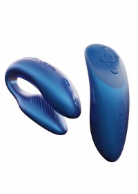 WeVibe Chorus Couple stimulateur clitoris et point G-Connecté bleu paillette