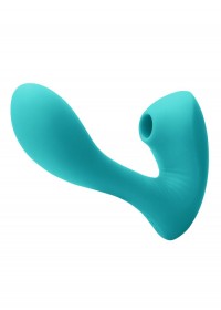 sophie libertine Aspirateur clitoris & Vaginal vibrant Rechargeable Sonnet turquoise