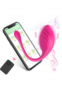 Oeuf vibrant télécommandé pour couple peut être couplé à de la musique pour un moment de fun en intimité