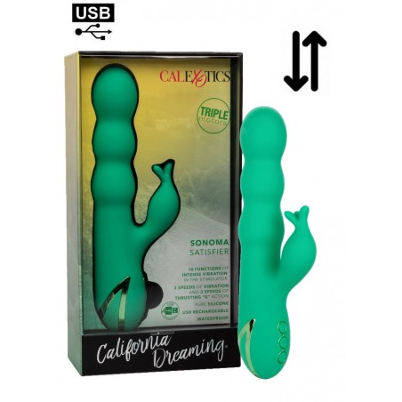 Vibromasseur va-et-vient avec stimulateur de clitoris Sophie Libertine Vannes