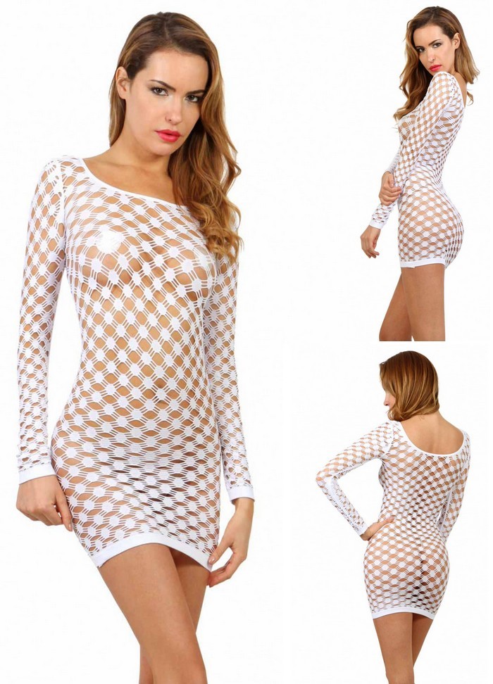 Spazm9008- Robe sexy filet...