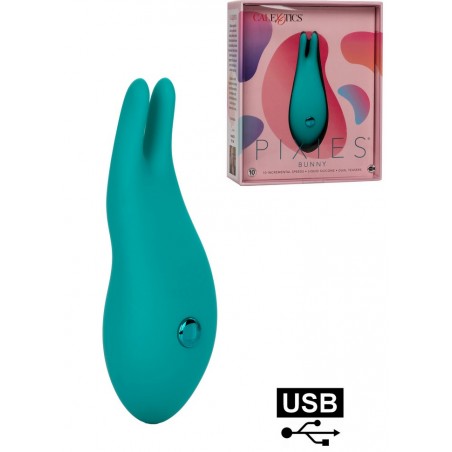 Stimulateur Clitoris Rechargeable Pixies Bunny aqua sophie libertine