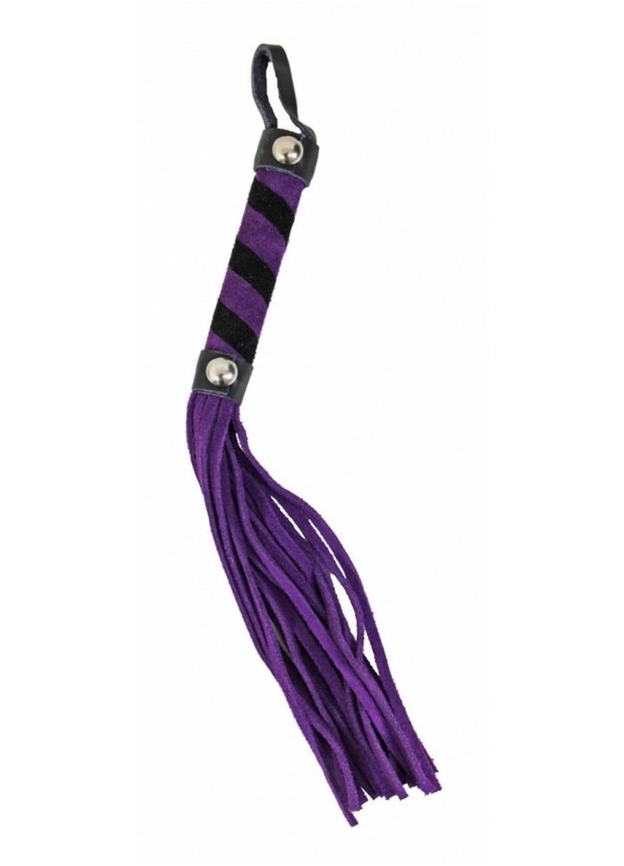 Martinet daim violet & noir L 28 cm sophie libertine
