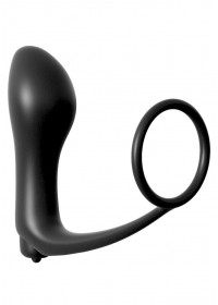 Cockring & Plug anal vibrant Ass-Gasm Cockring Vibrating Plug