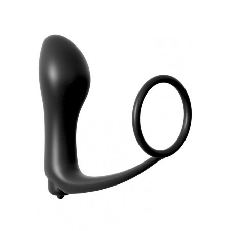 Cockring & Plug anal vibrant Ass-Gasm Cockring Vibrating Plug
