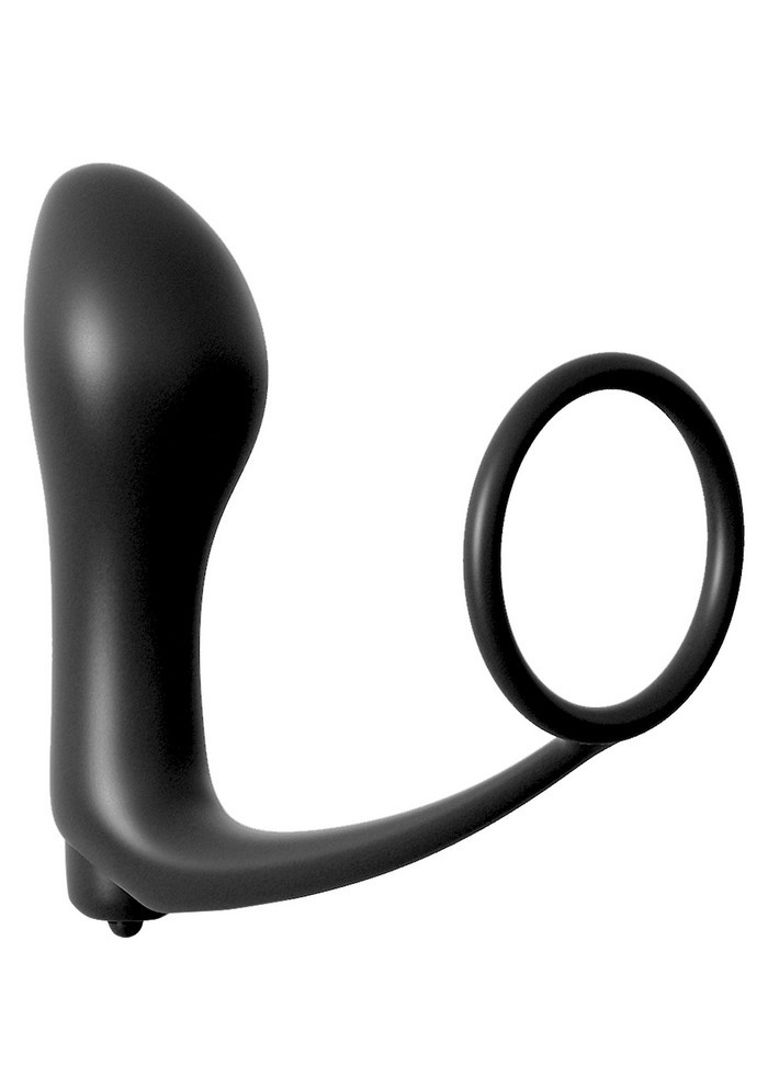 Cockring & Plug anal vibrant Ass-Gasm Cockring Vibrating Plug