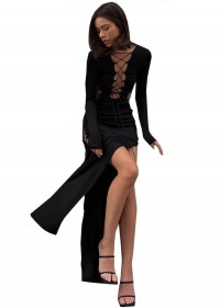 Robe longue sexy pour femme Sophie Libertine Vannes