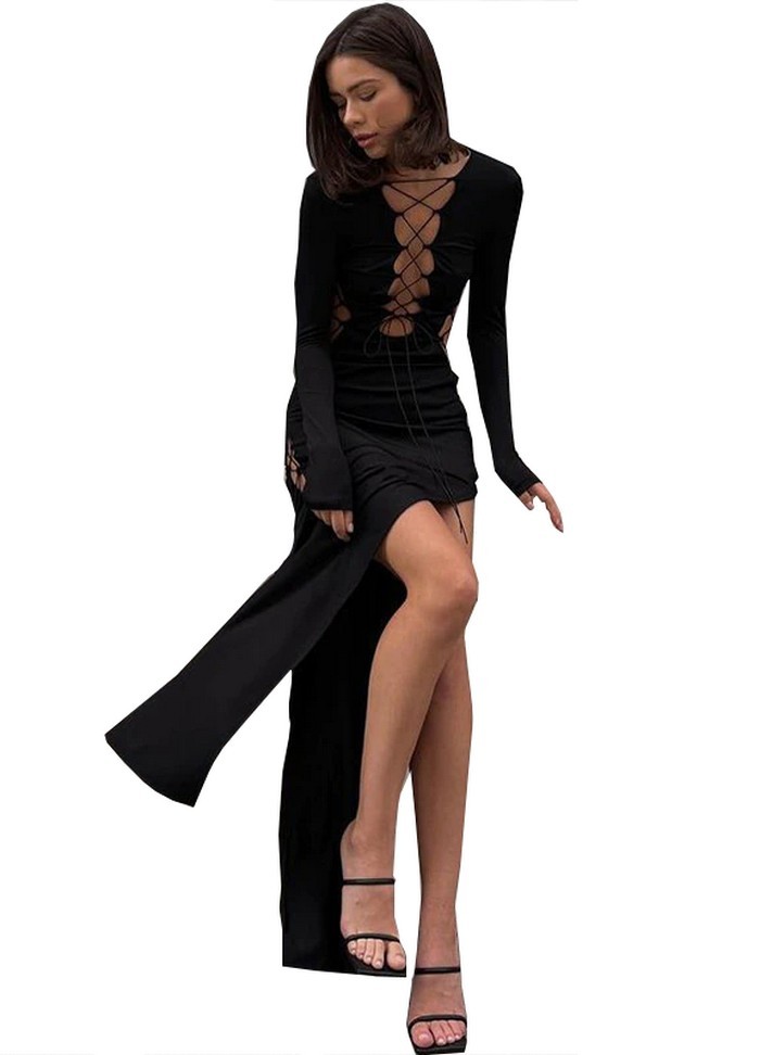 Robe longue sexy pour femme Sophie Libertine Vannes