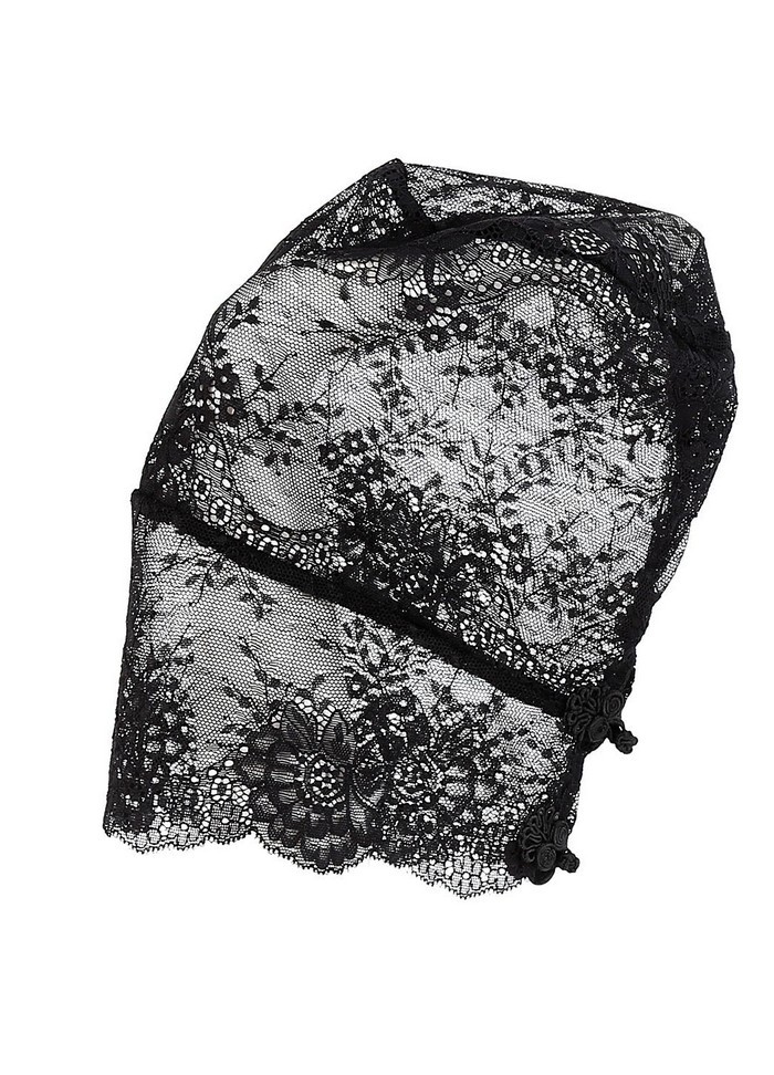 Cagoule VIRGINIE - Cagoule En Maille - Noir - C'est Beau La Vie