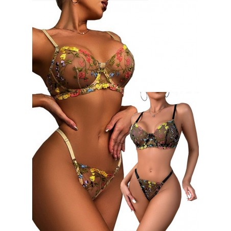 Ensemble lingerie Soutien gorge & String Fiona 39€ pas cher