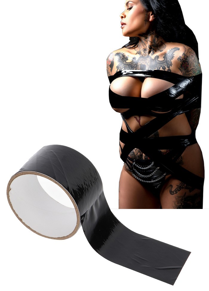 Taboom Bondage Tap PVC noir...