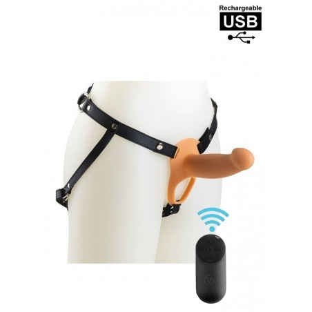 Gode ceinture homme prothèse creuse Hollow Strap H3 taille S vibrant & rechargeable