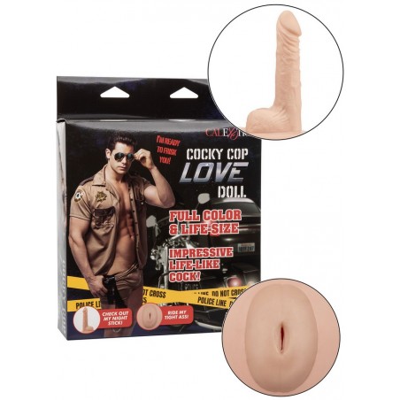 Poupée sexuelle gonflable Homme sexy Cocky Cop Love Doll