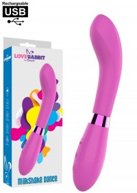 Vibromasseur rechargeable Milkshake Dance Vibrator rose