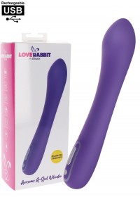Vibromasseur PointG rechargeable Awesome G-spot Vibrator violet