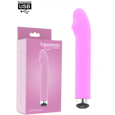 Vibromasseur rechargeable Love Me Forever Vibe rose