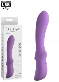 Vibromasseur PointG Flexible Rechargeable Flexible Please-Her violet