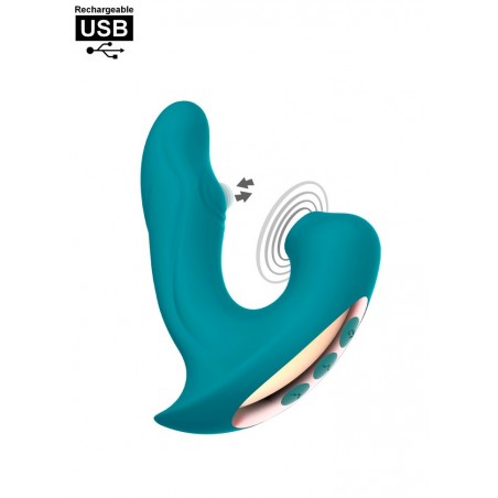 Aspire clito avec stimulateur PointG Eternal Love Vibe Stimulator Turquoise
