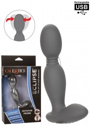 Stimulateur prostate rechargeable rotation & vibrant Eclipse Rotator Probe