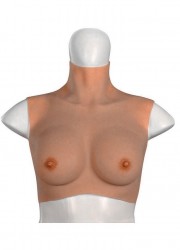 Bustier Travesti silicone nude extensible Prothèse seins Coton Bonnets C sophie libertine