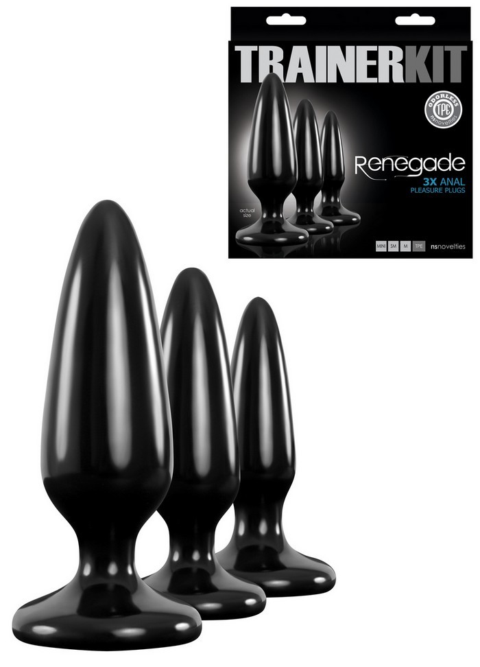 Renegade plug anal pour couple coffret de jouet pour préparer au sexe anal