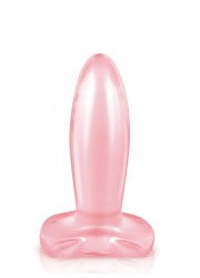 Petit plug anal Jelly souple rose Plug & joy Small sophie libertine