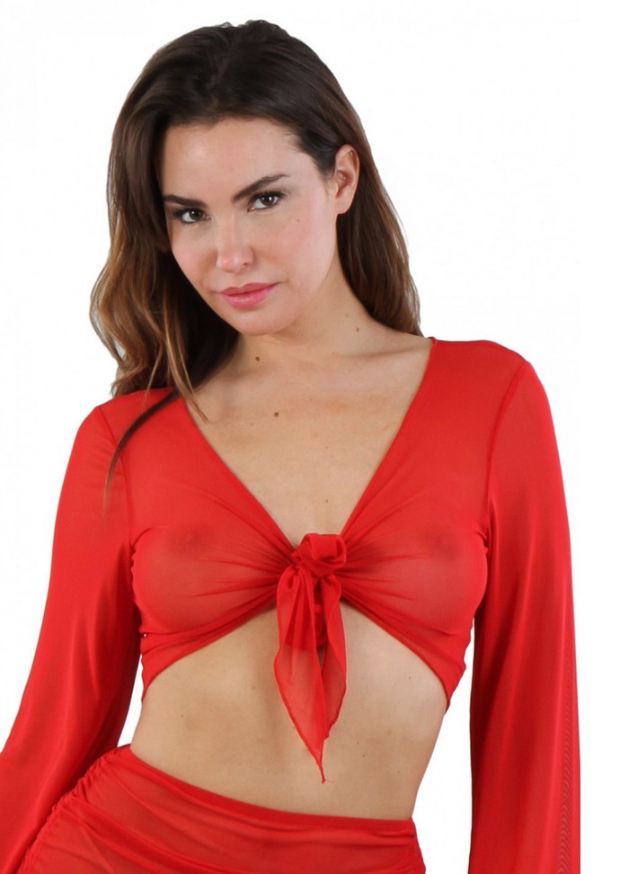 Crop top sexy pour femme Sophie Libertine Vannes sexshop