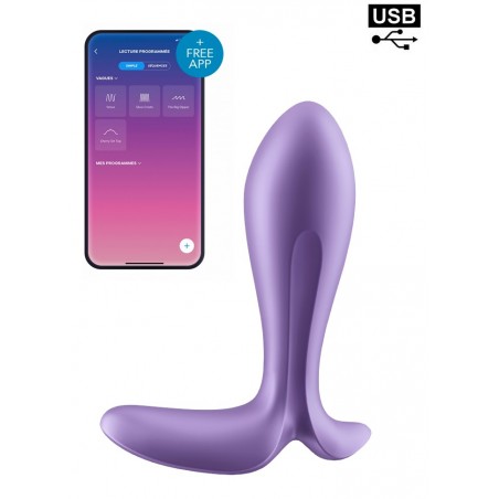 Plug anal pour couple jeu anal avec application smartphone Satisfyer