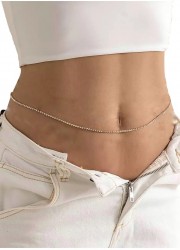 Chaine de taille en maillon strass Sophie Libertine Vannes sexshop