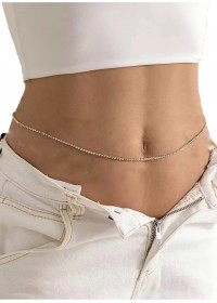 Chaine de taille en maillon strass Sophie Libertine Vannes sexshop