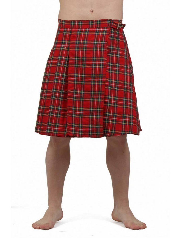 Kilt pour homme écossais rouge pas cher sophie libertine