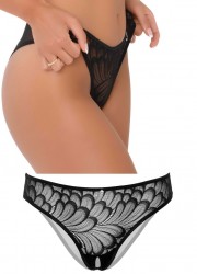 String femme sexy ouvert entre jambes noir sophie libertine