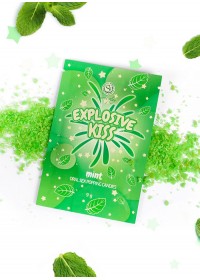 Bonbon Sucre crépitant Explosive Kiss Popping sucre menthe