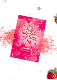 Bonbon Sucre crépitant Explosive Kiss Popping sucre fraise