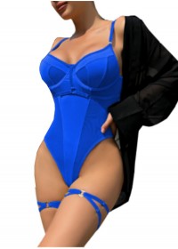 Body string sexy Esprit bondage - bleu sophie libertine