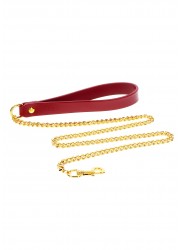 Taboom Jolie Laisse Chain Leash Bordeaux & chaine Or Sophie Libertine