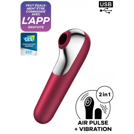Satisfyer dual love sextoy pour couple double sensation et stimulation externe puissante