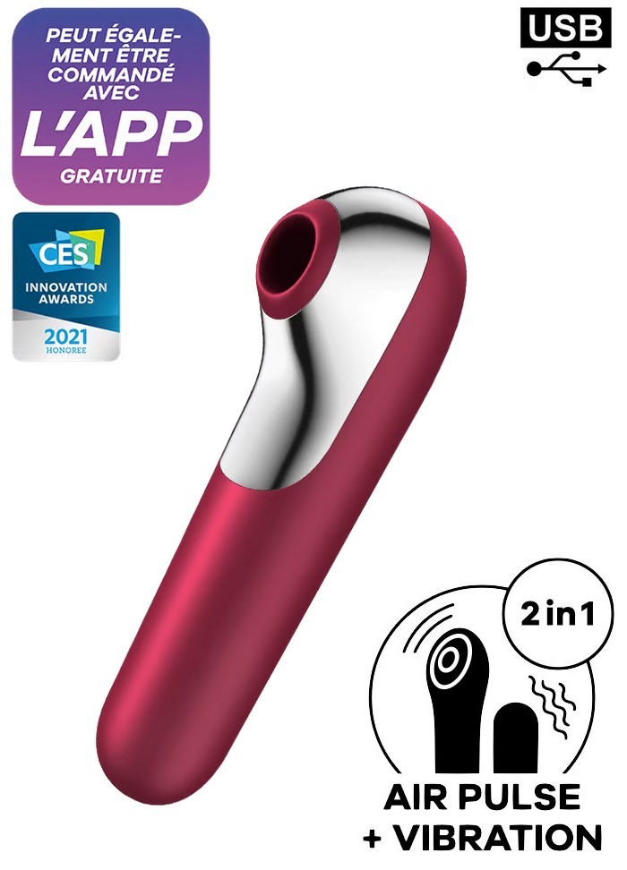 Satisfyer dual love sextoy pour couple double sensation et stimulation externe puissante