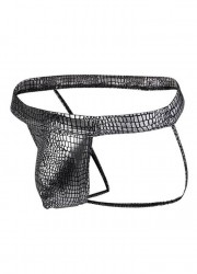 Jockstrap aspect Croco Argent o